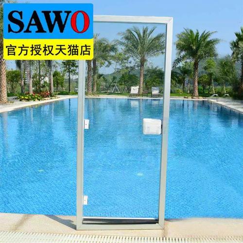桑拿设备 干蒸汗蒸房设备 全玻璃干蒸门 桑拿房门sawo蒸汽密封门